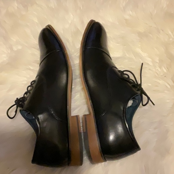 Bruno Marc Oxford Formal Officewear Black Faux Leather Dress Shoes Size 13 main image 6